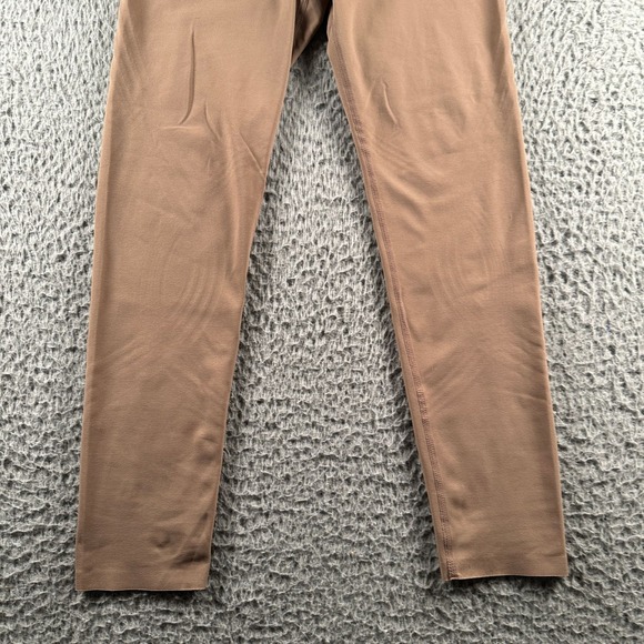 Fanka Leggings Womens M High Waist 7/8 Tan Brown Stretch Yoga Pants - Picture 3 of 8